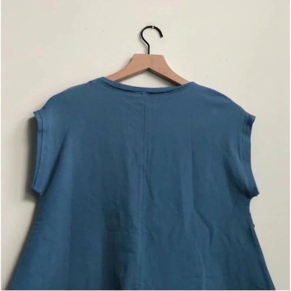 NWT Anthropologie Akemi + Kin Hildie Sequined top floral embroidered chambray - Picture 14 of 15